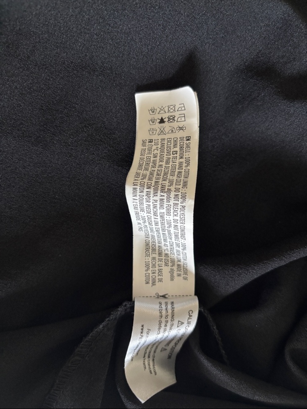 English Factory Black Geometric Eyelet Puff Sleeve Mini Dress Size M EUC - Picture 10 of 10